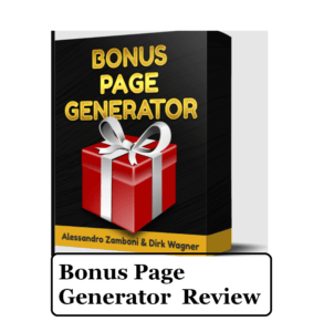 Bonus Page Generator OTO and Review